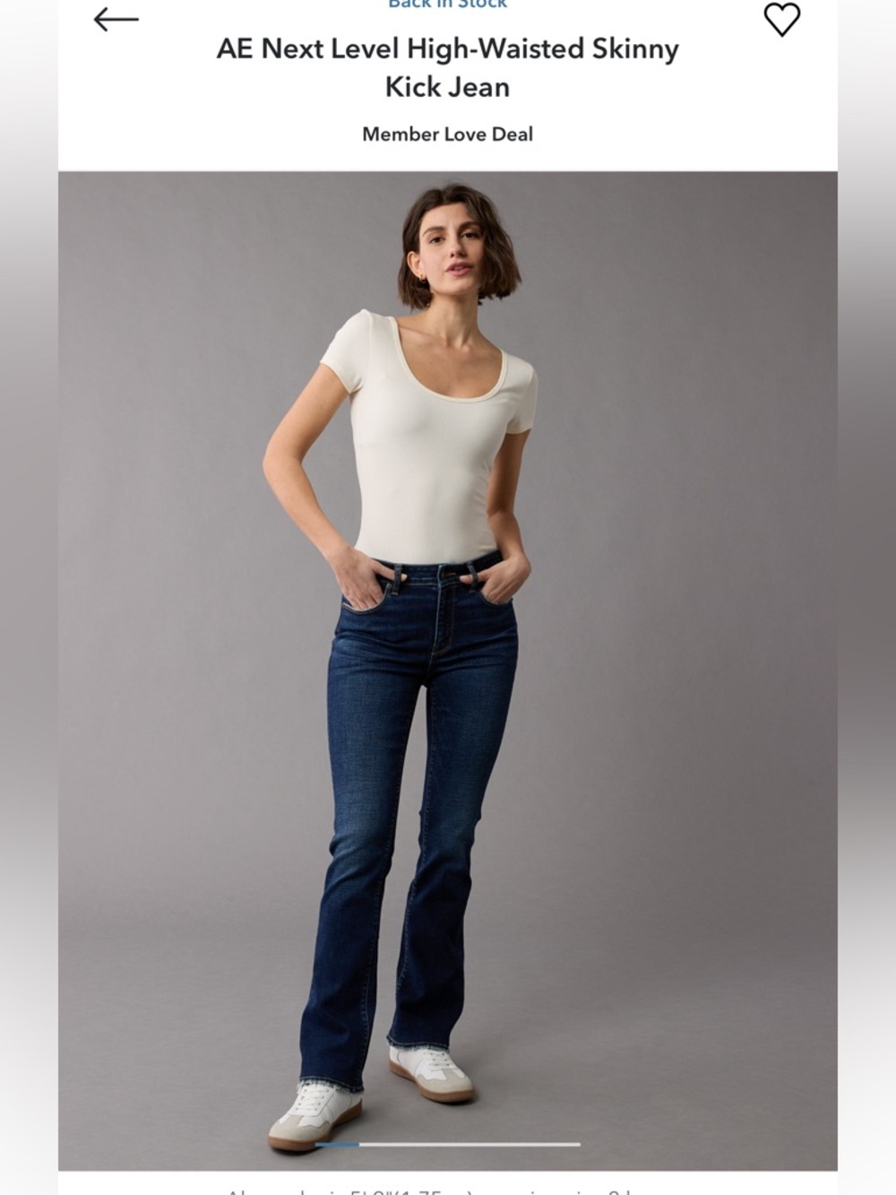 American Eagle Outfitters Dark Blue High-Waisted Flare Jeans